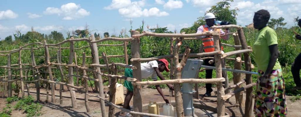 VIP latrine at Ngora Health Centre IV by USAID and Rhites-E